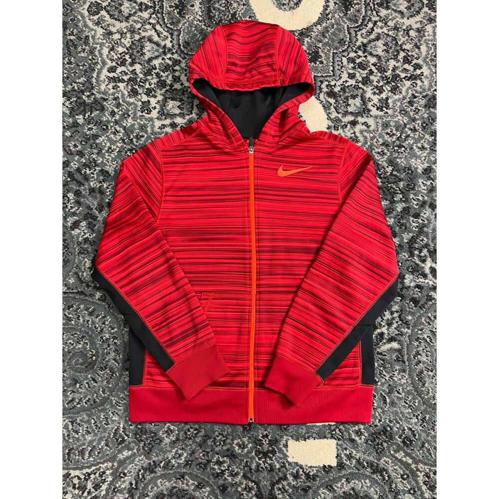 Nike Boys Athletic Hoodie Size XL Red/black